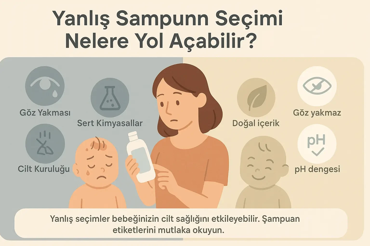 Bebek Şampuanı Seçerken Dikkat Edilmesi Gerekenler