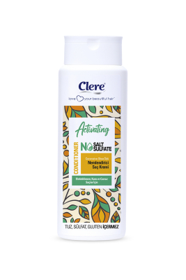 Clere Activating Coconut ve Shea Özlü Elektrilenme Karşıtı Nemlendirici Saç Kremi - 3