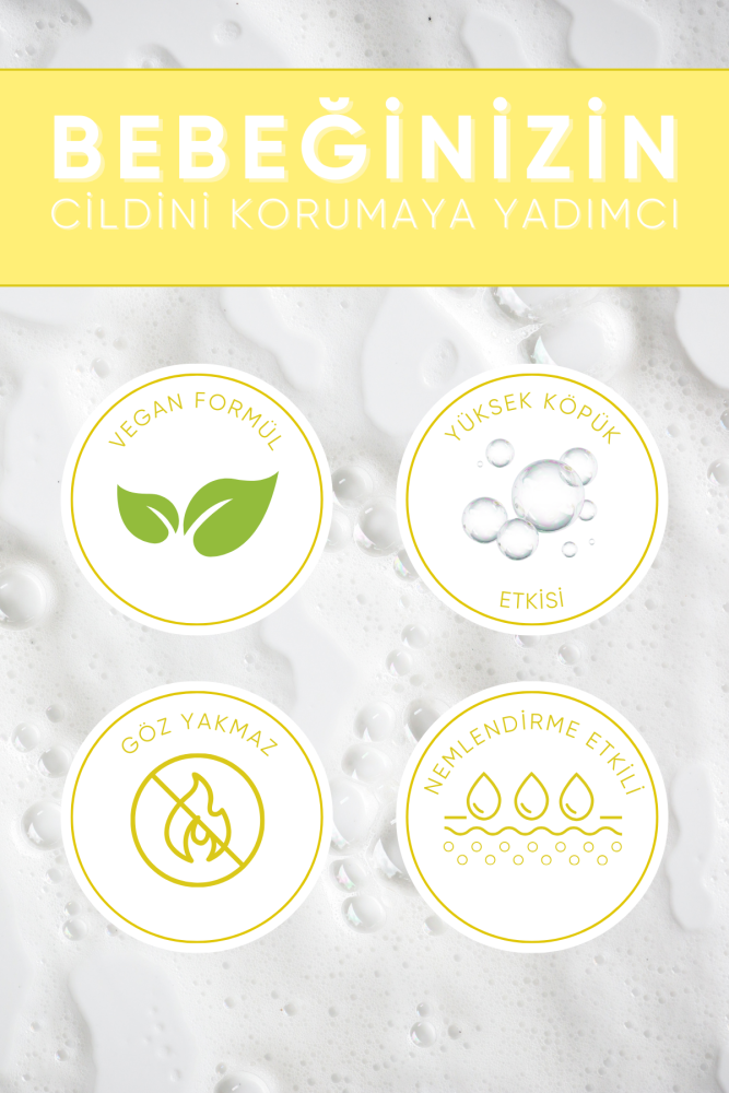 Göz Yakmayan Yerli Clere Bebek Şampuanı | Doğal ve Güvenli - 3