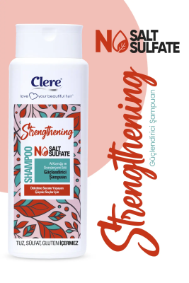Clere Strengthening At Kuyruğu ve Civanperçemi Özlü Dökülme Karşıtı Güçlendirici Şampuan - 2