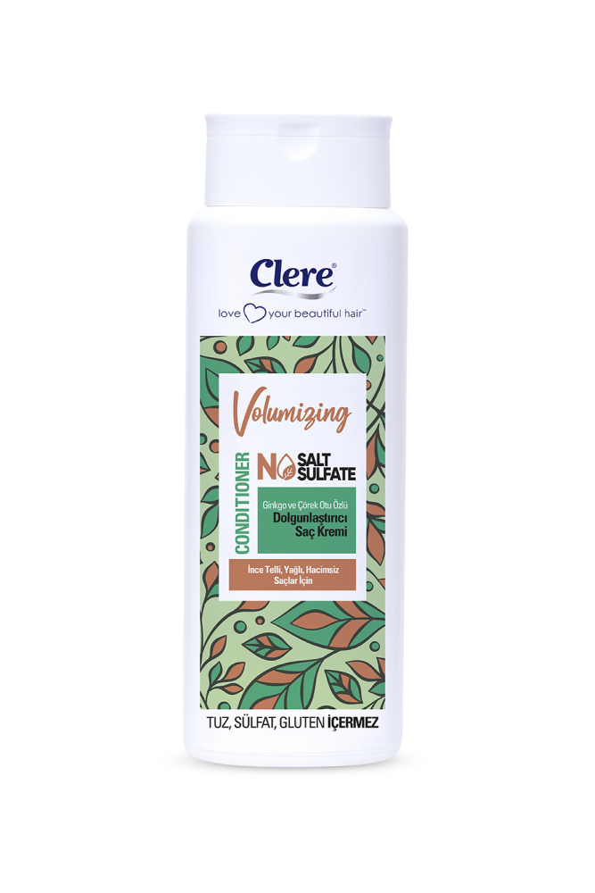 Clere Volumizing Ginkgo ve Çörek Otu Özlü Dolgunlaştırıcı Saç Kremi - 3