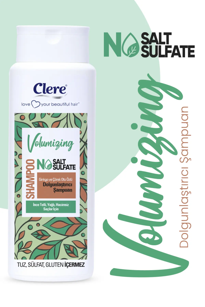 Clere Volumizing Ginkgo ve Çörek Otu Özlü Dolgunlaştırıcı Şampuan - 2