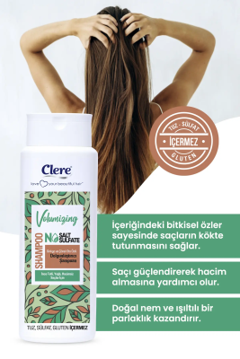 Clere Volumizing Ginkgo ve Çörek Otu Özlü Dolgunlaştırıcı Şampuan - 5