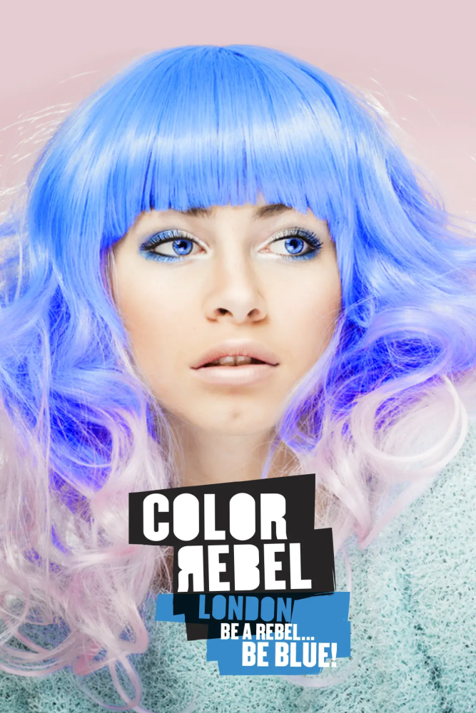 Color Rebel Parabensiz & Amonyaksız Mavi Geçici Saç Boyası - 8