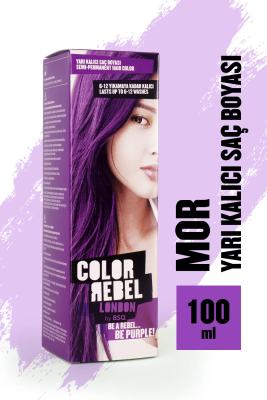 Color Rebel Parabensiz & Amonyaksız Mor Geçici Saç Boyası - 1