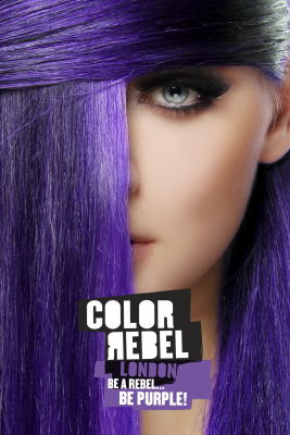 Color Rebel Parabensiz & Amonyaksız Mor Geçici Saç Boyası - 8