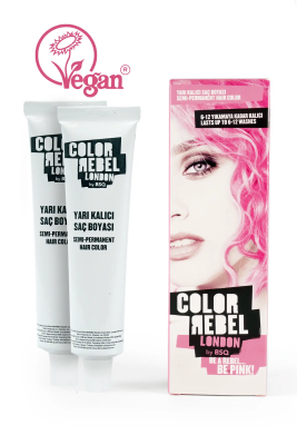 Color Rebel Parabensiz & Amonyaksız Pembe Geçici Saç Boyası - 4