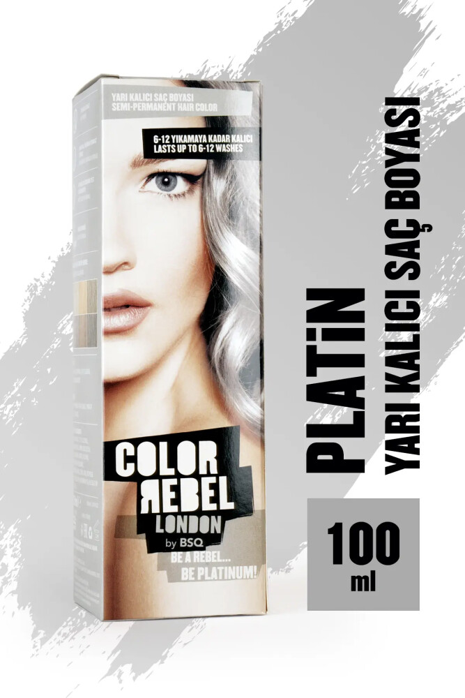 Color Rebel Parabensiz & Amonyaksız Platinyum Geçici Saç Boyası - Color Rebel London