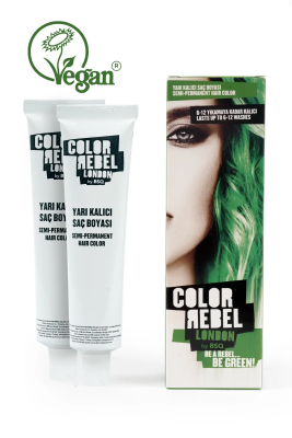 Color Rebel Parabensiz & Amonyaksız Yeşil Geçici Saç Boyası - 3