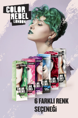 Color Rebel Parabensiz & Amonyaksız Yeşil Geçici Saç Boyası - 9