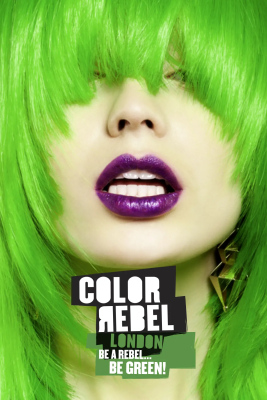 Color Rebel Parabensiz & Amonyaksız Yeşil Geçici Saç Boyası - 8