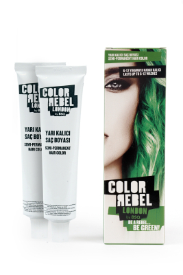 Color Rebel Parabensiz & Amonyaksız Yeşil Geçici Saç Boyası - 4