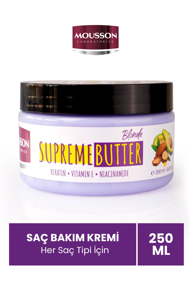 Mousson Laboratories 11 Özel Yağ İçeren Supreme Butter Blonde Durulanmayan Saç Bakım Kremi - 1