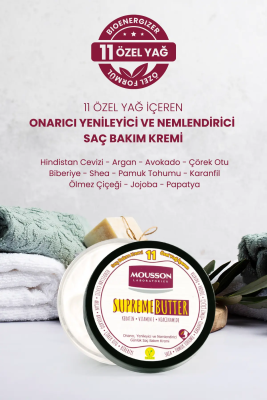 Mousson Laboratories 11 Özel Yağ İçeren Supreme Butter Durulanmayan Saç Bakım Kremi - 4